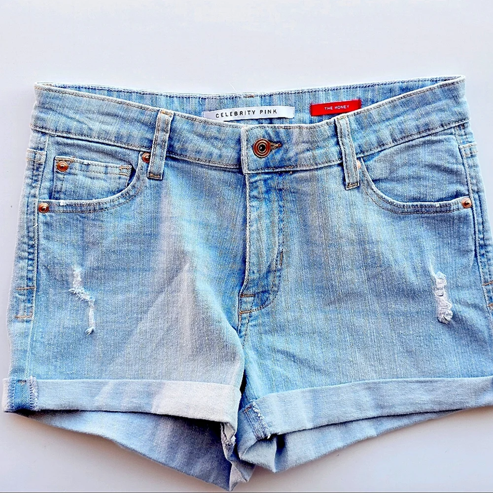 NEW! Celebrity Pink Denim Shorts - Picture 1 of 4